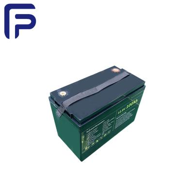 China 12.8V 100Ah 1280Wh LiFePO4 Lithium Battery Rechargeable Lead Acid Replacement Battery for sale