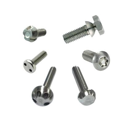 China Safe Anti-theft Stainless Steel Stainless Steel Screw Security Wheel Bolt Break Away Tamper Proof Bolt Screw for sale