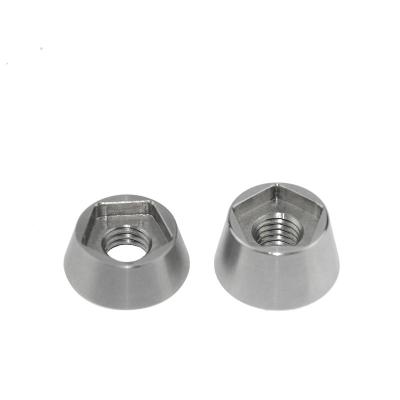 China Heavy Industry Passivation Stainless Steel Lock Nuts M6 M8 M10 Tamper Proof Anti Theft Security Nut for sale