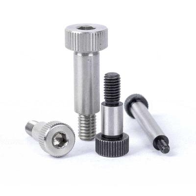 China M3 M4 equal height limit bolt shoulder pin shoulder bolt stainless steel zinc plain 304 stainless steel cap for sale