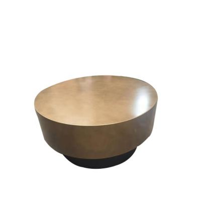 China Modern Design Convertible Wholesale Living Room Furniture Stone Marble Iron Round Top Gold Smart Coffee Table for sale