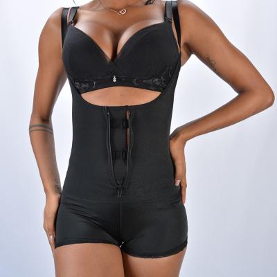 China Antibacterial Manufacturers Selling Sexy Plus Size Ultralight Slimming Abdominal Corset Jumpsuit for sale