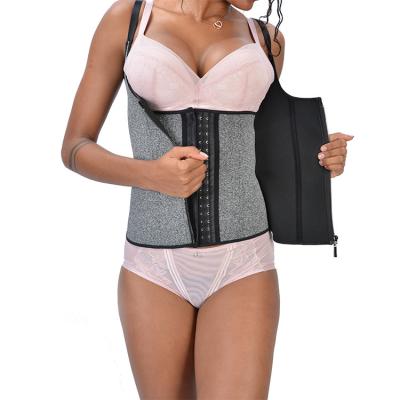 China Wholesale Antibacterial Full Corset Sauna Antibacterial Standard Waist Neoprene Colorrs Sports Perfect Body Shaper Slimming Women Vest 9872 for sale