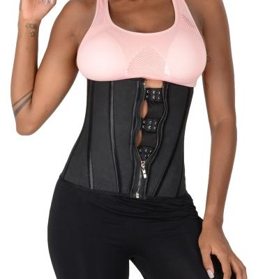 China NEW Wholesale Design Antibacterial Thick Pure Latex 13 Steel Bone Waist Cincher, Waist Belly Corsets, Waist Trainer for sale