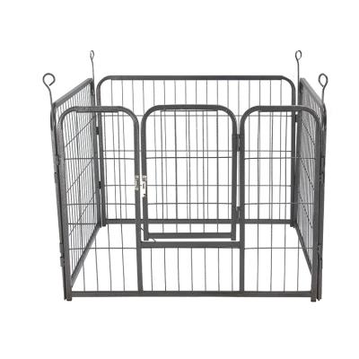 China Pet Fence Fashionable Breathable Durable Metal Fence Running Pet Rabbit Fence Playpen Training Dog Outdoor For Dogs for sale