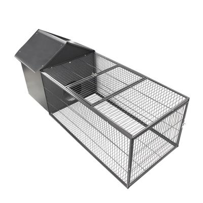 China Wholesale Customized Mesh Rabbit Run Coop Pet Chicken Cage Breathable Farm Equipment Metal Wire for sale