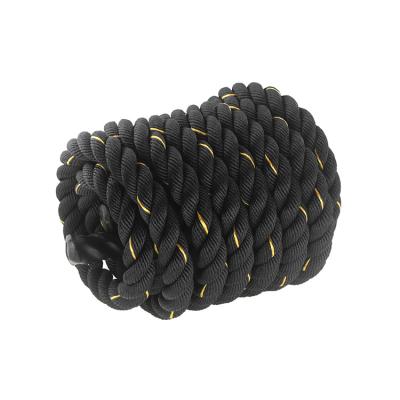 China Wear Resist High Quality Cheap Upgraded Heavy Duty Protective Poly Dacron Battle Rope For Strength Training for sale