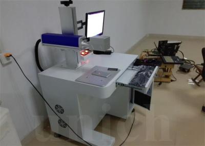 China Mini fiber 20 / 30 / 50w laser marking machine / Co2 marking machine for sale