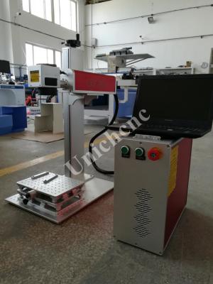 China Split Aluminum Alloy Tale Fiber Laser Marking Machine On Metal / Non - Mental for sale