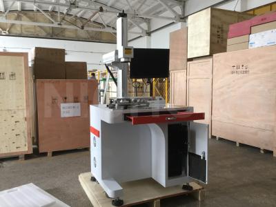 China JPT Color Fiber Laser Marking Machine On Metal Cnc Fiber Laser Marker for sale