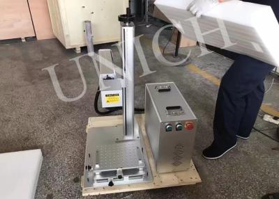 China Portable Model Fiber Laser Marking Systems  , 30w Fiber Laser Marker for sale