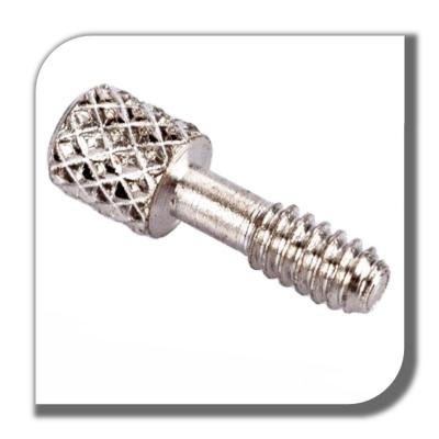 China Brass Pan 4-40#UNC D-SUB Knurled To Tighten Thumb Screw For Computer for sale