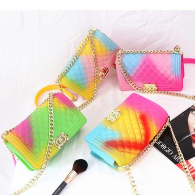 China Lady Custom Arrivals Purses and Famous Brand New Handbags Women Handbags Cross - Body Bag Jelly Bags Freeze Purses for sale