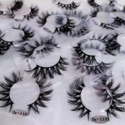 China 18 25 mm Natural False Mink Eyelash Private Label Wholesale Cruelty Free Wick Cruelty Free Vegan Lash False Eyelash 3d Silk Vendor Synthetic Eyelash for sale