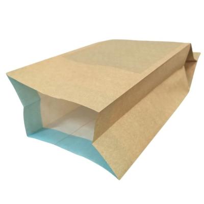 China Bio-degradable  eco-friendly     food-grade Microwave popcorn paper bag greaseproof microwave oven use paper bag for popcorn packaging for sale