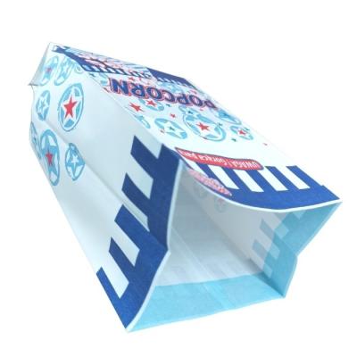 China Eco-friendly Biodegradable Wholesale Cheap Food Grade Biodegradable Printing Food Grade Popcorn Wrapping Paper Bags Food Packaging Heat Seal Flexo Waterproof Paper Printing for sale