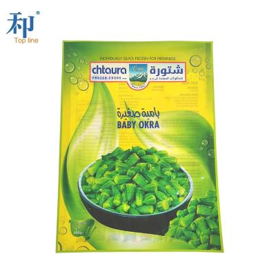 China OEM High Quality BIODEGRADABLE Plastic Frozen Food Packaging Bag For Packing Fruit for sale