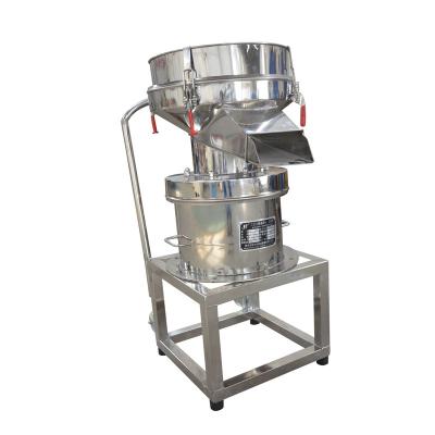 China Food Grade SS 304 Food Processing Stainless Steel Bread Crumbs Vibration Filter Machine For Salt for sale