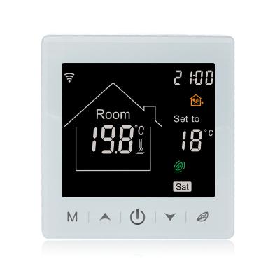 China Modern Underfloor Heating System Tuya Thermoregulator Byelearn Wifi Thermostat 220V Smart Heating Room With Alexa for sale