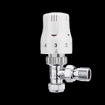 China General Baiyilun TRV DN15 Corner Self Control Radiator Thermostatic Valve for sale