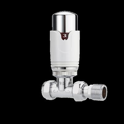 China New Style 15mm General Brass Thermostatic Cod Radiator Valve With Straight Valve For Room Heating for sale