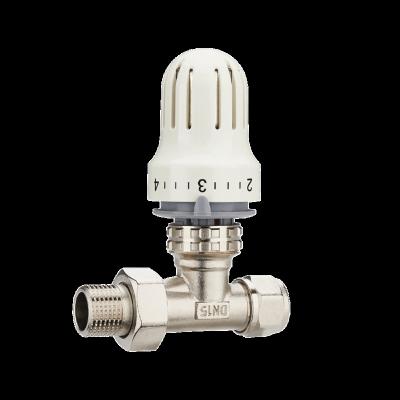 China General Baiyilun Anti-frost Thermostatic Radiator Valves Modes For Underfloor Heating System Angle Valve Double Way Check Valve Brass trvs for sale