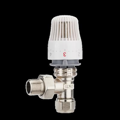 China General Baiyilun NEW color trv valve radiator angle type brass thermostatic valve pipe fitting to install in various plastic towel for sale