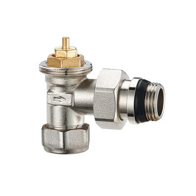 China General Byelern DN15 Sealed Straight Thermostatic Radiator Valve Connecting Valve Metal Pipes For Heating Radiator for sale