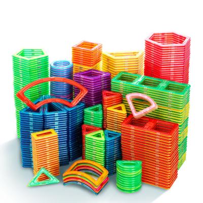 China Practical Ability Kids Toys 46pcs Colorful 3D Construction Puzzle Building Blocks Toys Set Magnetic for sale