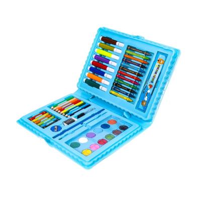 China Educational Art Tool Pencil Painting Pencils Set School Stationery Painting Toys Creative Brush Pens 68 PCs For Kids for sale