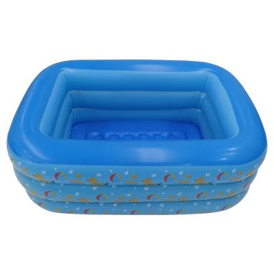 China Eco-friendly Wholesale Eco-friendly Indoor Portable Inflatable Folding Pools 145cm Summer Water Play Equipment PVC PVC Bathtub Outdoor Kids Toys for sale