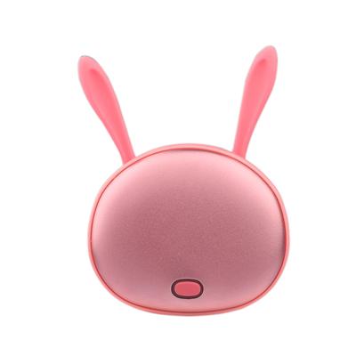 China Hot popular chargeable cute animal dual side hand warmer usb handwarmer powerbank 4500mah fast charging support for sale