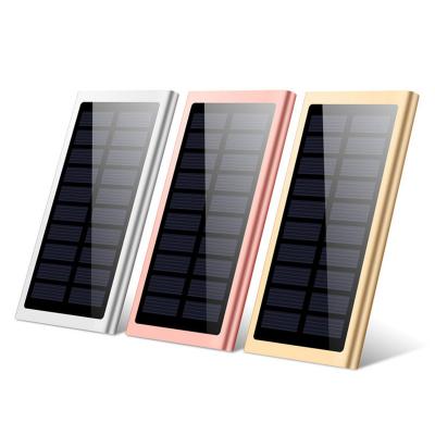 China Fast Charging Support Portable Slim Powerbank 80000mah Aluminum Alloy Shell Solar Power Banks for sale