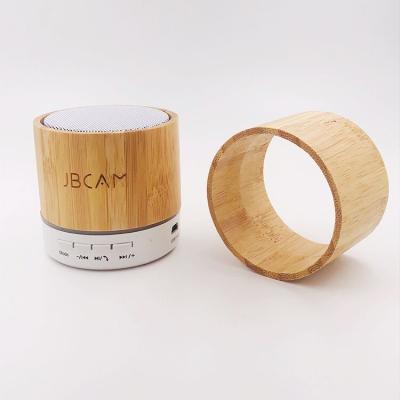 China Portable Wireless Mini Speaker Bamboo Wireless Blue-tooth Box Speaker Wireless Speaker for sale