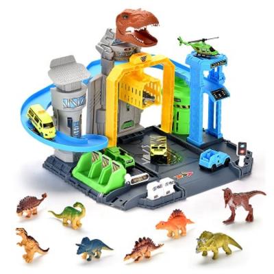 China Fun Knowledge Natural Science Animal Set Plastic Dinosaur Toy For 2020 Children's Game Gift Indoor Puzzle Assembly for sale