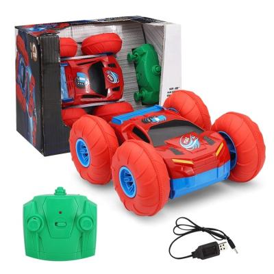 China RC Model Children's Drift RC Stunt Car Toys Flip Twist 360 Electric Roll Hand Induction Double Side Gesture Radio Control Stunt Car for sale