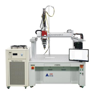 China 500kg Fully Automatic Fiber Laser Welding Machine for Table Top Square Battery Pack for sale