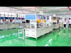 Automatic cylindrical lithium battery pack assembly line