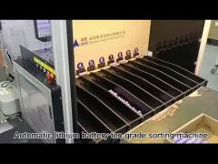 Cylindrical battery sorting machine, voltage internal resistance test sorting