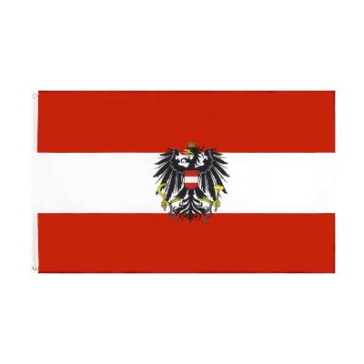 China OEM 1 PC Available Ready To Ship 3x5 ft 90x150cm Austria National Emblem Flag for sale