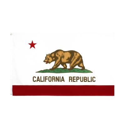 China Wholesale Wholesale Ready To Ship 3x5ft 90x150cm USA California State Flag for sale