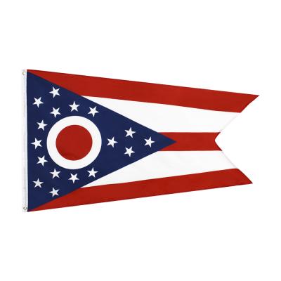 China OEM Available 1 Pc Ready To Ship 3x5 ft 90x150cm US USA State OH Ohio Flag for sale