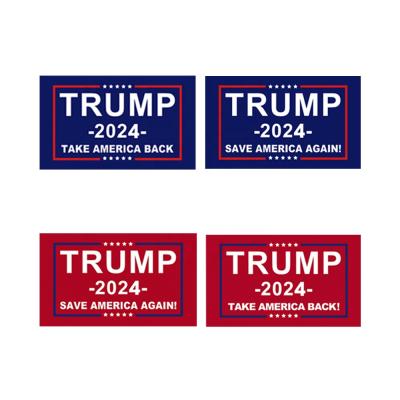 China Nonprofit Organizations Wholesale 100% Polyester Ready To Ship Plug America Back Trump 2024 Flag for sale