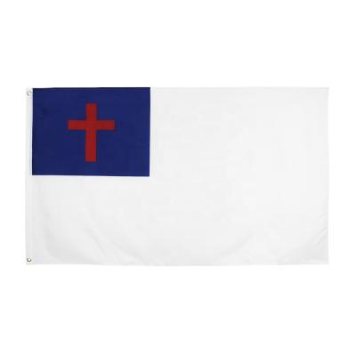 China Wholesale Wholesale Ready To Ship 3x5 Ft Christian Religious Flag 100% Polyester for sale