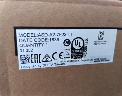 China New original ASD-A2-7523-U servo motor with driver Low price in stock ASD-A2-7523-U for sale