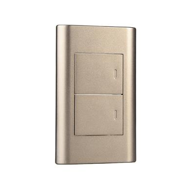 China Latest Design Residential / Multipurpose Lamp Switch PC Material With Metal Frame for sale