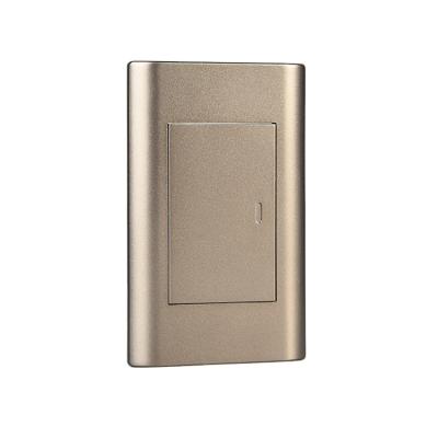 China Latest Design Residential / Multipurpose Lamp Switch PC Material With Metal Frame for sale