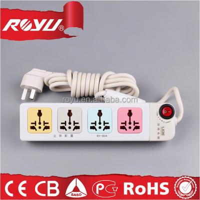 China LIDE RY-604 Residential/General Purpose Extension Cord Socket for sale