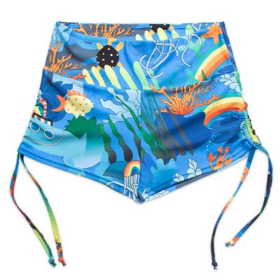 China Breathable Women Bathing Shorts Bikini Bottom Beach Trunks Swim Shorts for sale