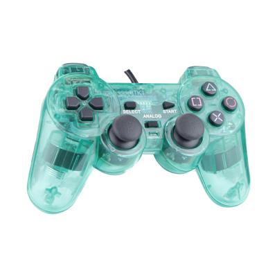 China VIB MOTOR New Release Transparent Ps2 Game Controllers Wired Gamepad for Playstation 2 ps2 joypads gamepad for sale